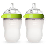 Biberons en Silicone 5 oz / 8 oz – Lot de 2 – Sans BPA