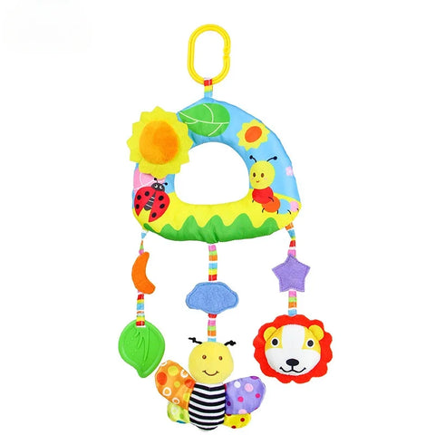 Jouet d’éveil arc en ciel – Peluche sensorielle pour bébé (0-12 Mois)