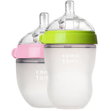 Biberons en Silicone 5 oz / 8 oz – Lot de 2 – Sans BPA