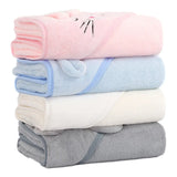Serviette de bain pour bébé "Animaux Cartoon"