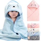 Serviette de bain pour bébé "Animaux Cartoon"