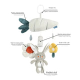 Jouet d’éveil arc en ciel – Peluche sensorielle pour bébé (0-12 Mois)
